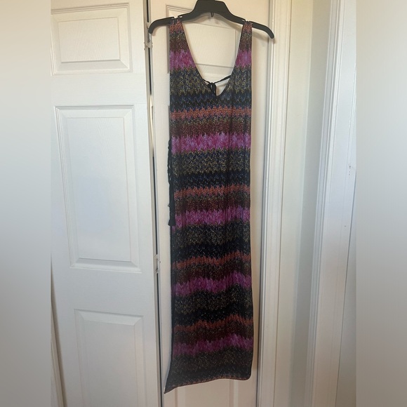 NWT PQ swim cover up multi color m/l
